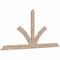 Ekena Millwork Richland Smooth Timber Gable Bracket, Douglas Fir, 108"W x 49"H x 1 1/2"D x 5 1/2"F, 11/12 Pitch GBW108X49X0206RIC00SDF - alternate 2